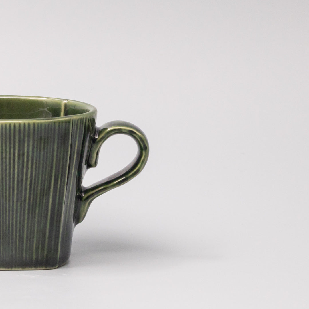 Mug 190ml Reeded Oribe Glaze