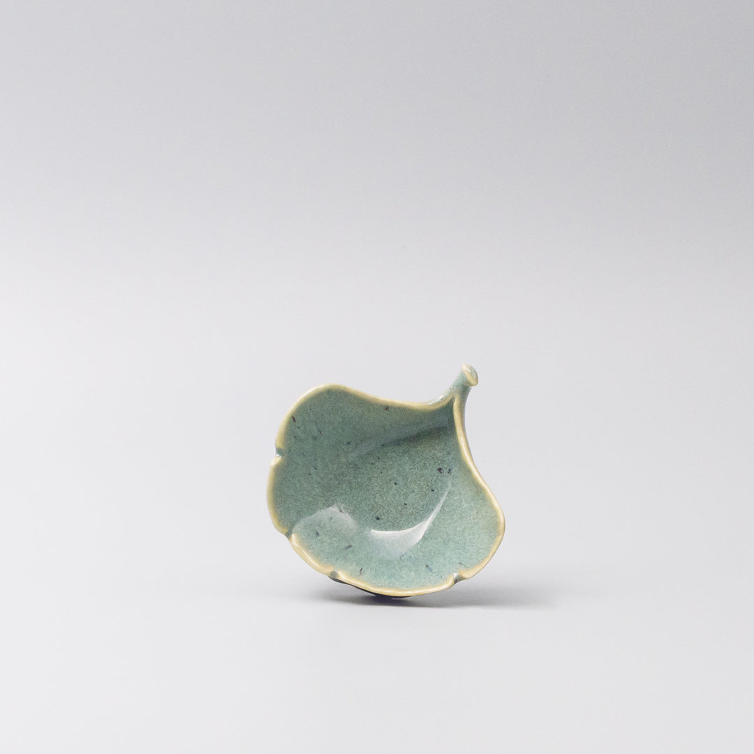 Gingko Leaf Sauce Dish 30ml Mint green