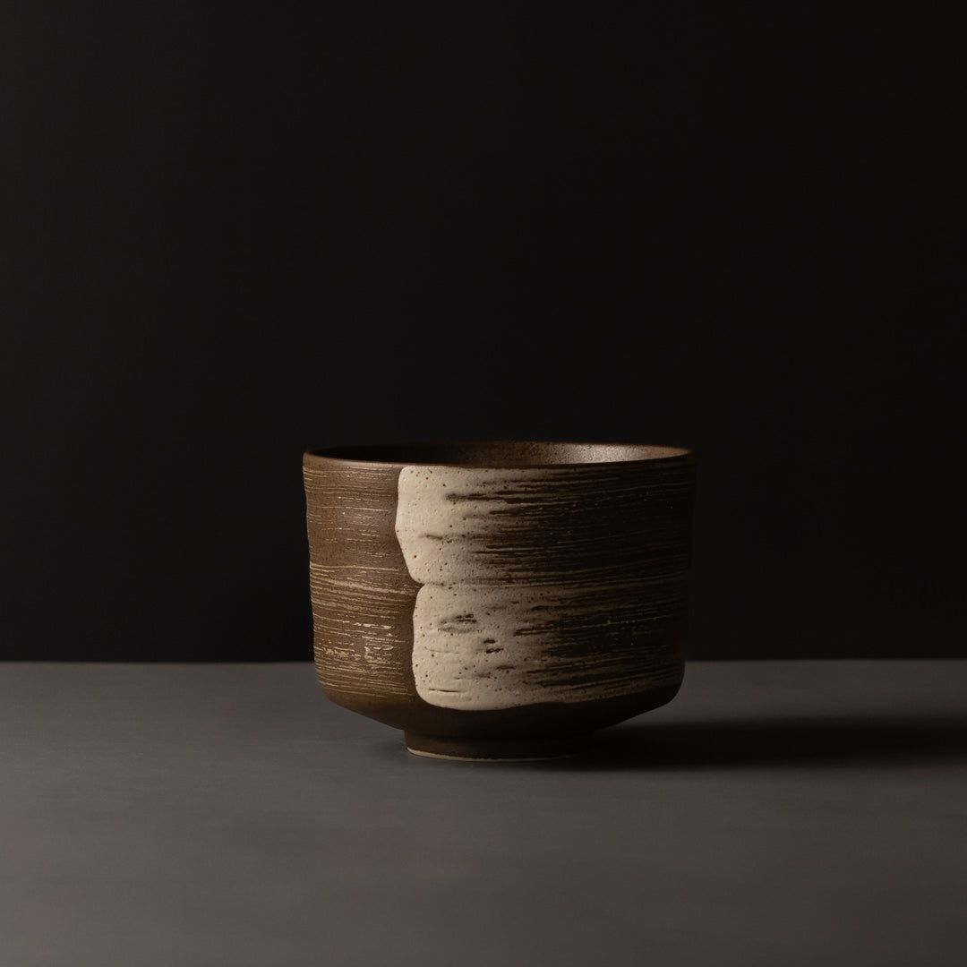 Matcha Tea Bowl 10cm Swept Earth