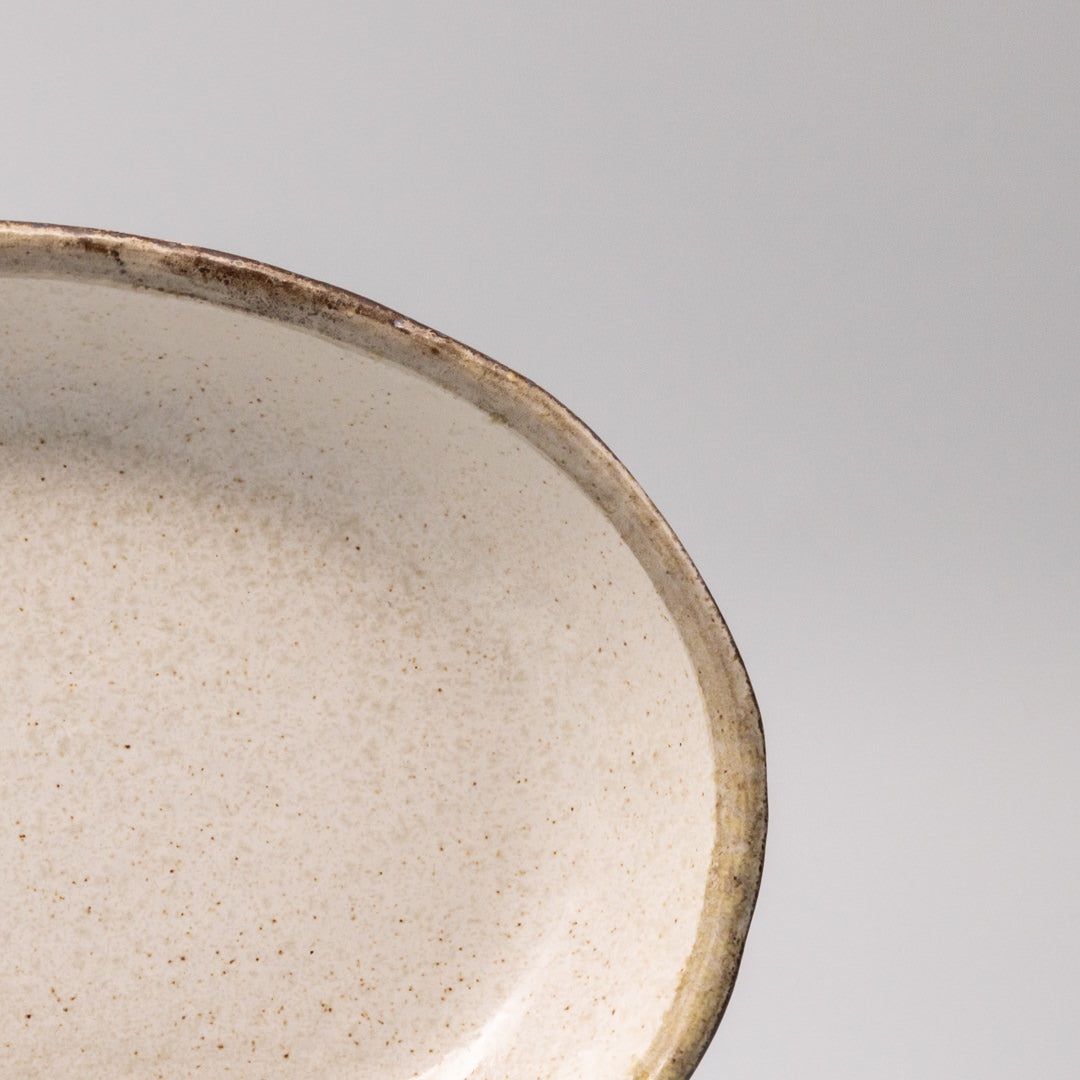 Serving Dish Oval 29cm Flax Glaze
