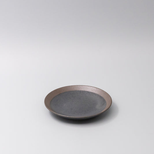 Saucer Bisque Edge 15cm Black