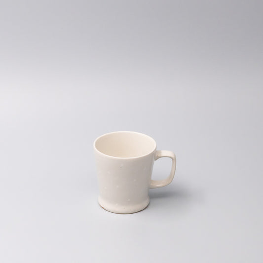 Mug 8.5cm White Dot Glaze