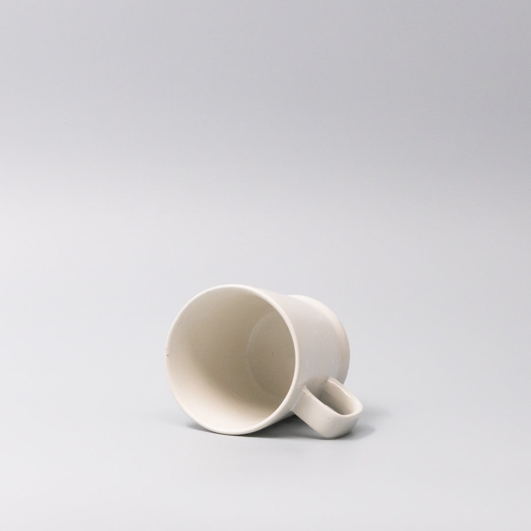 Mug 8.5cm White Dot Glaze