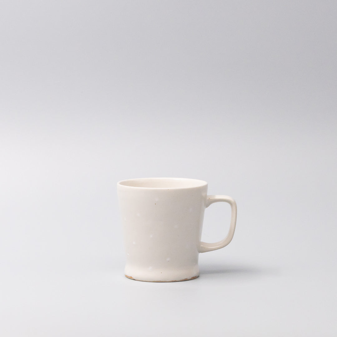 Mug 8.5cm White Dot Glaze