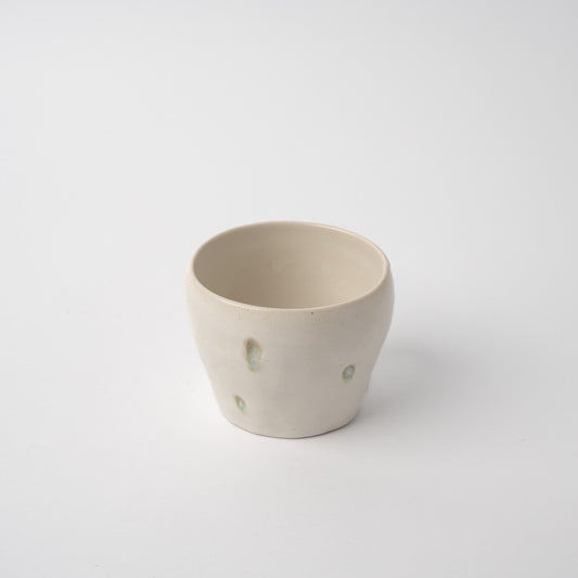 Cup 8cm 160ml Cream Silk Road Design