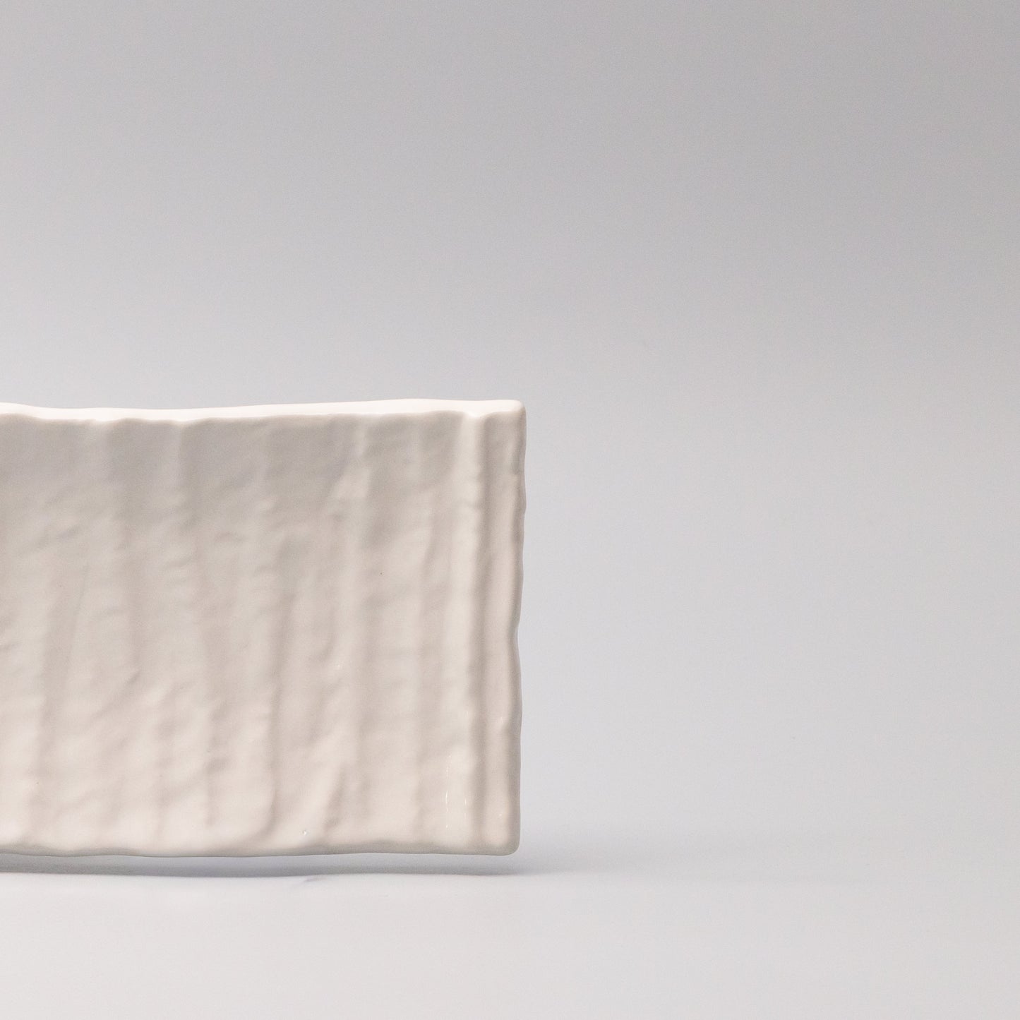 Sashimi Plate 33cm White Glaze