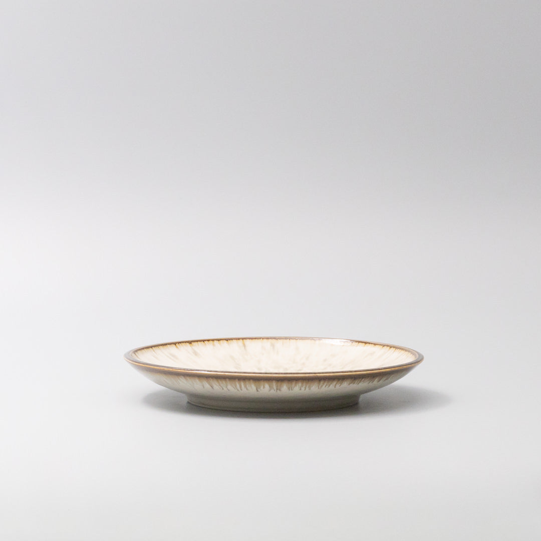 Side Plate 19cm Ivory Pearl Glaze