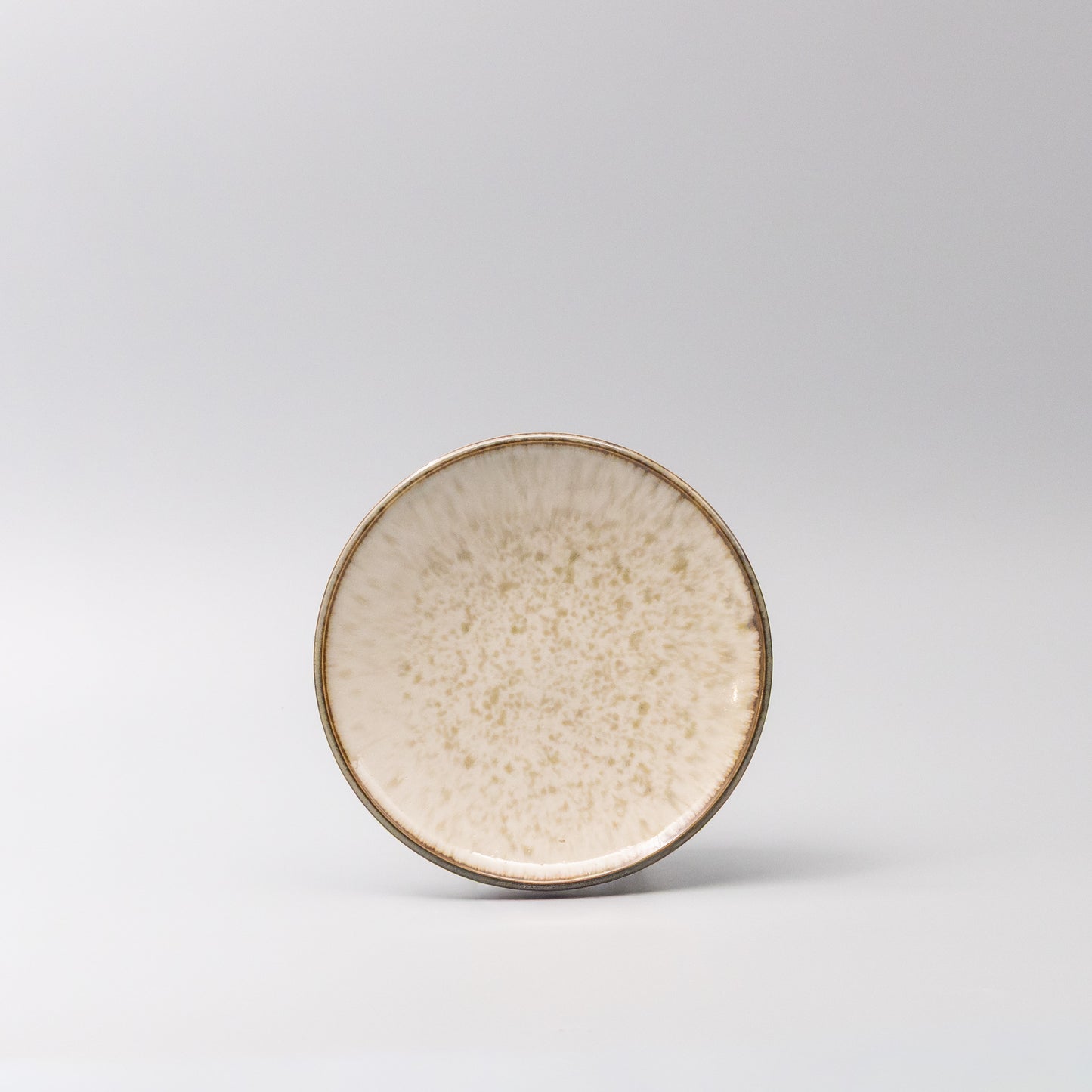 Tapas Plate 17cm Ivory Pearl Glaze