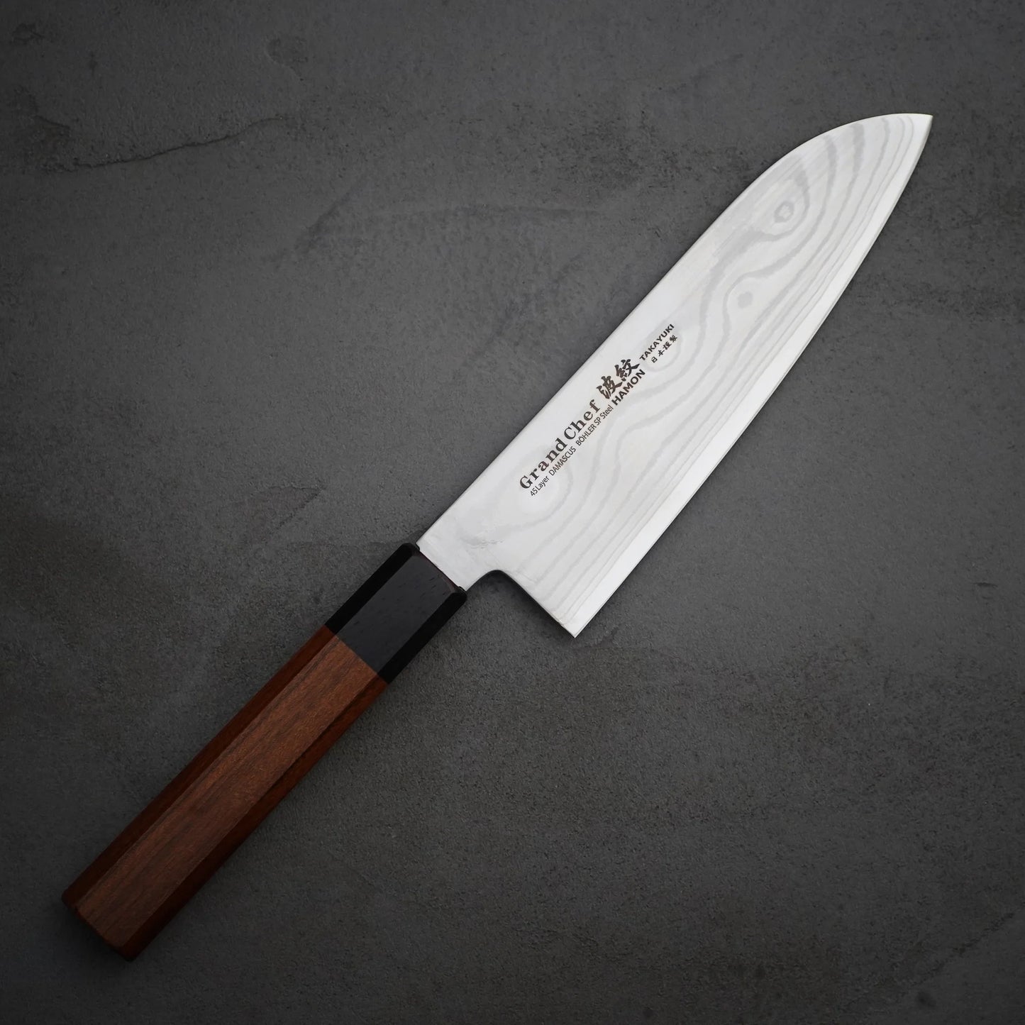 Knife Sakai Takayuki Grand Chef Hamon 17cm Santoku