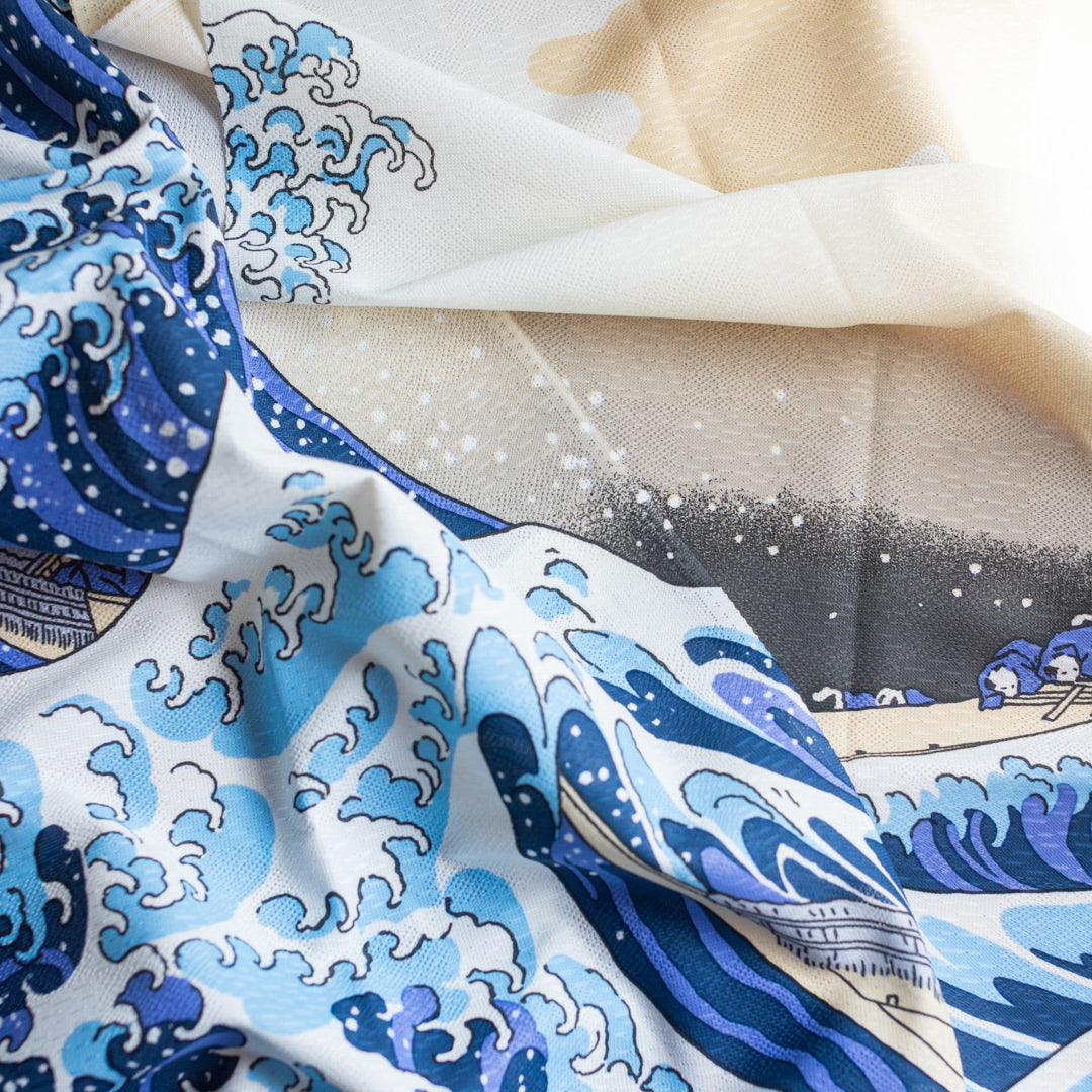 Noren Door Curtain 150cm Hokusai wave