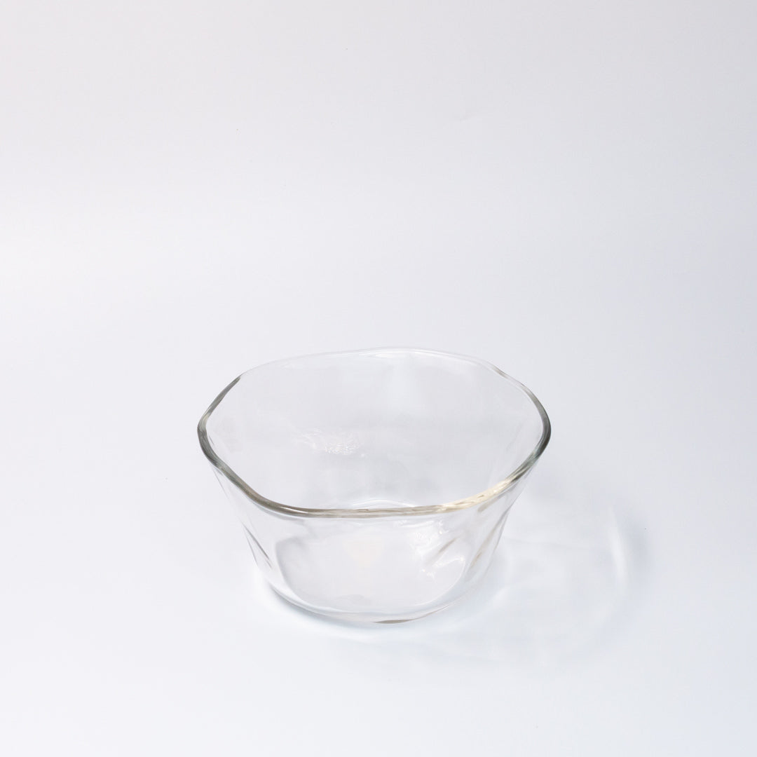 Glass Bowl Fluted 17cm