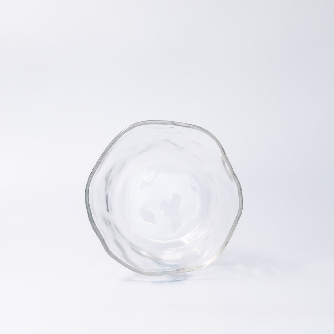 Glass Bowl Fluted 17cm