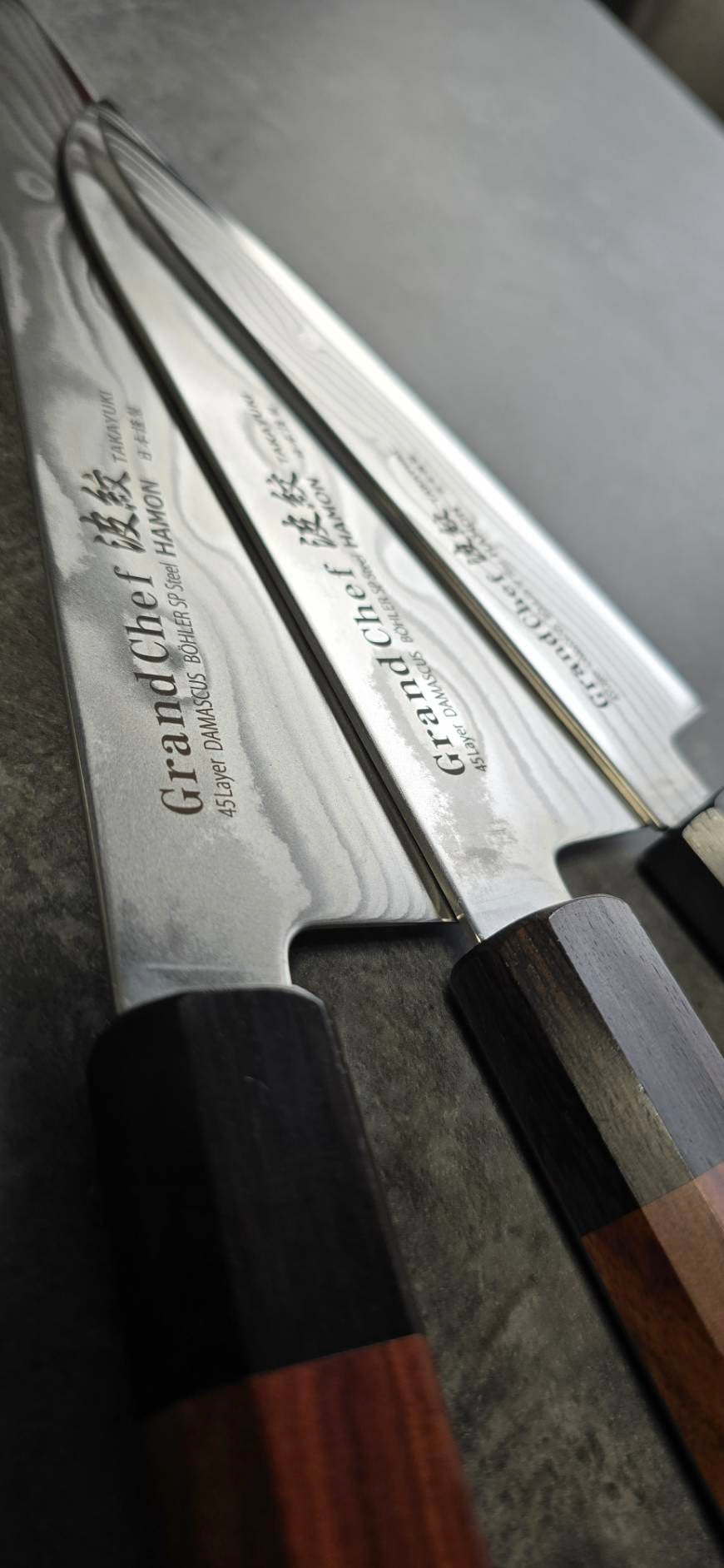 Knife Sakai Takayuki Grand Chef Hamon 17cm Santoku