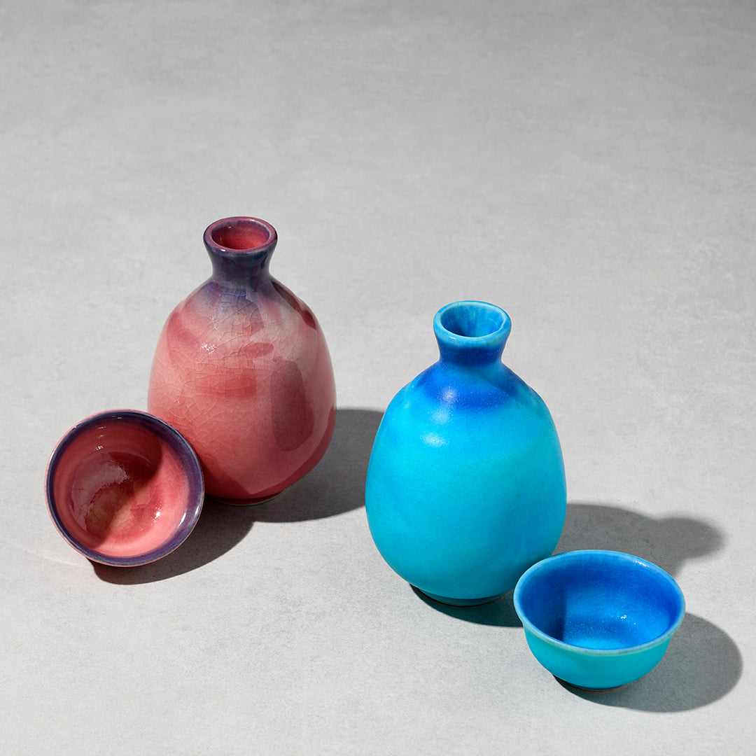 Sake Cup 5.3cm 30ml Momo Pink Glaze