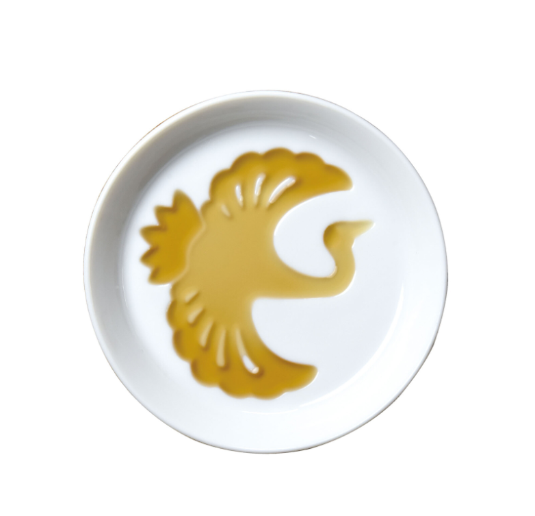Sauce Dish Silhouette Crane