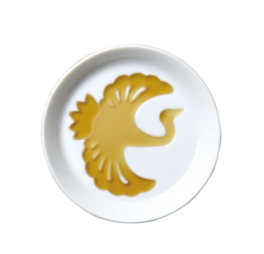 Sauce Dish Silhouette Crane