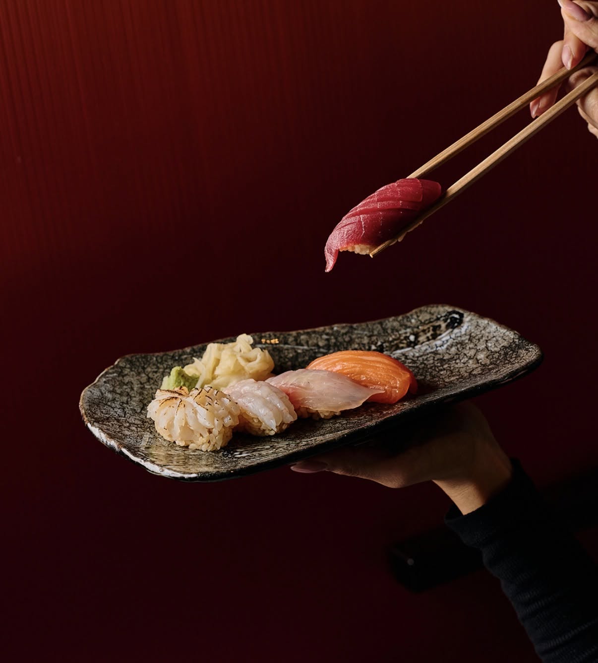 Platter 26.5cm Shiranami Glaze