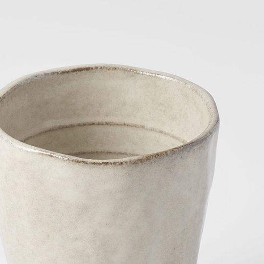 Lopsided Mug 275ml Fawn & Bisque Glaze