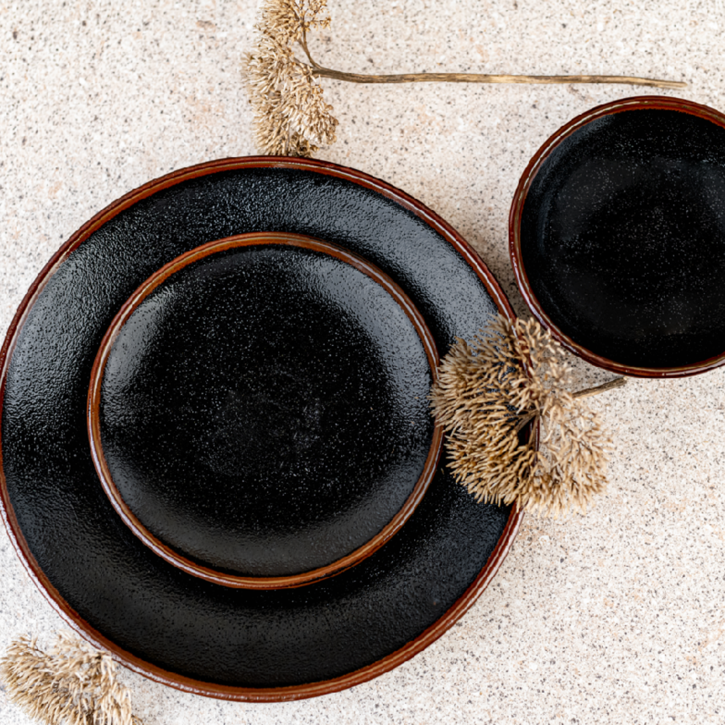 Udon Bowl 19.5cm Tenmokku Glaze