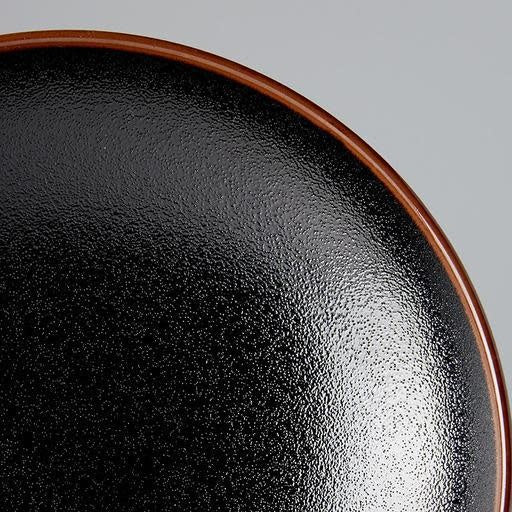 Dinner Plate 28.5cm Tenmokku Glaze - Made In Japan | Japanese Tableware
