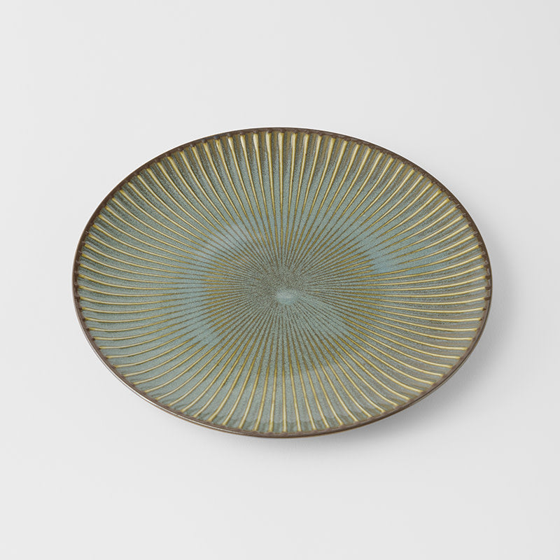 Dinner Plate 23.5cm Green Sendan Glaze