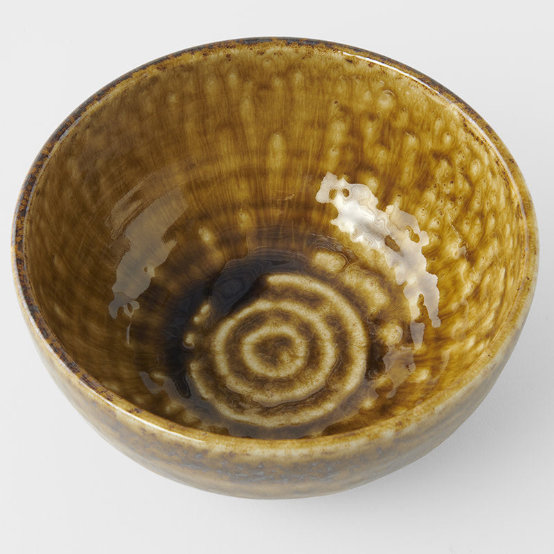 Bowl 17cm Amber Glaze