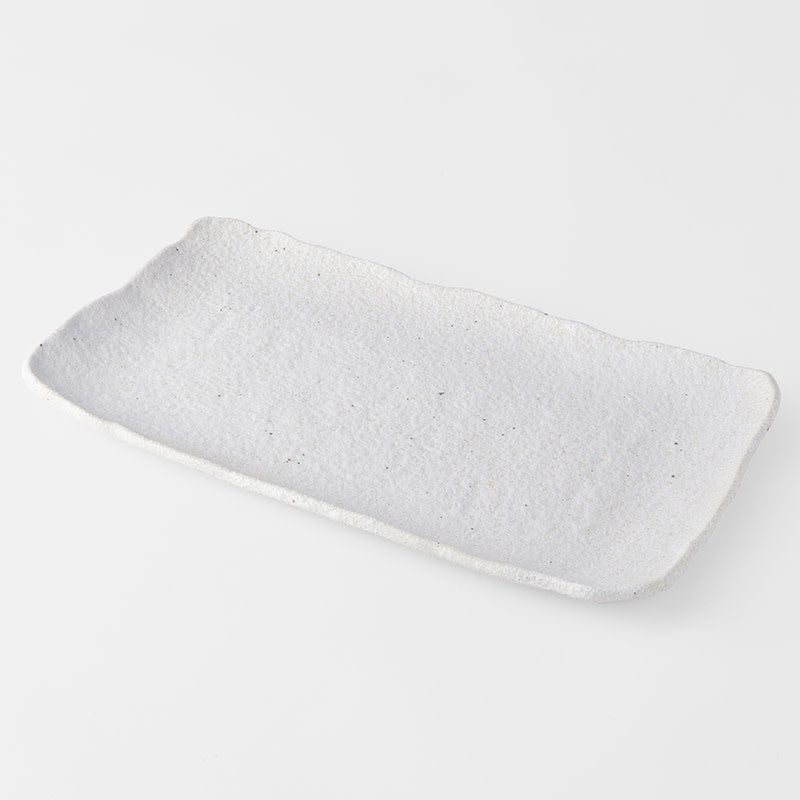 Rectangular Platter 35 cm Shell Glaze