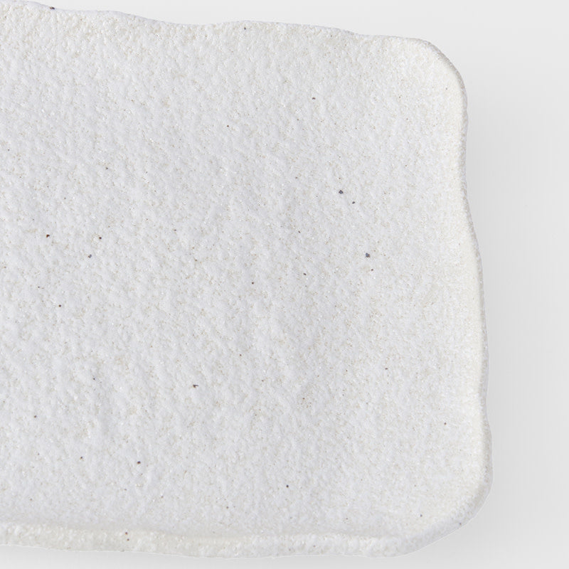 Rectangular Platter 35 cm Shell Glaze