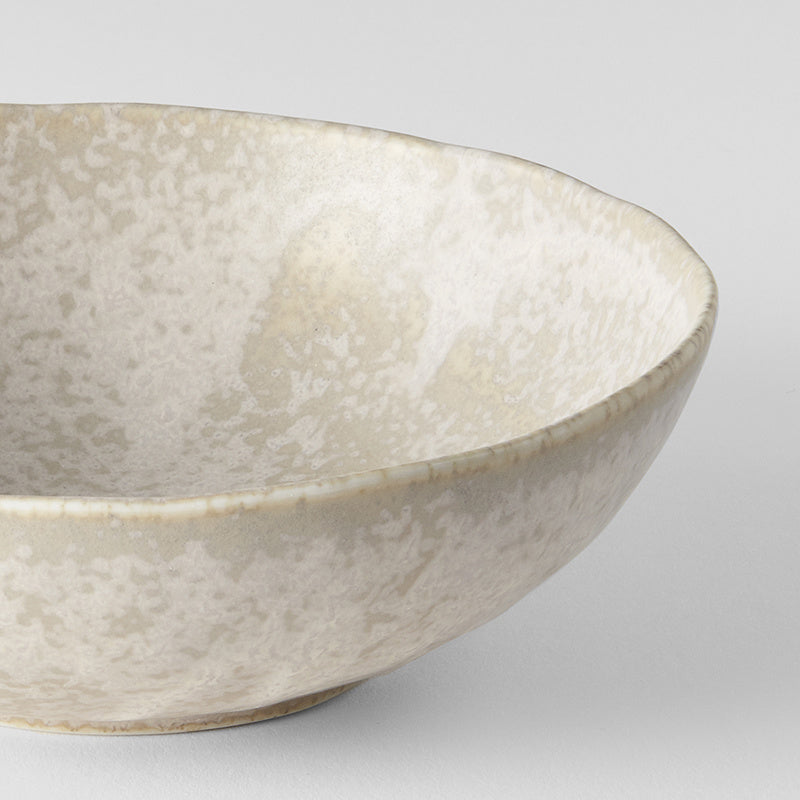 Small ceramic bowl featuring White Fade Glaze, ideal for sides or desserts