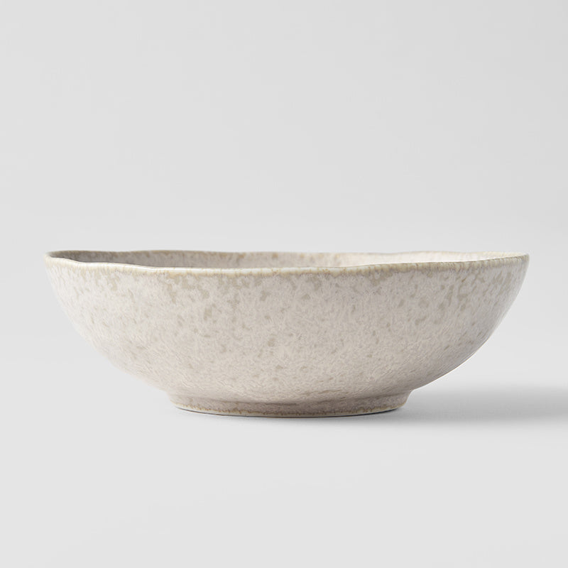 Small ceramic bowl featuring White Fade Glaze, ideal for sides or desserts
