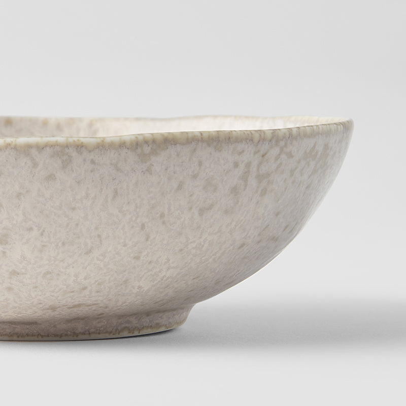 Small ceramic bowl featuring White Fade Glaze, ideal for sides or desserts
