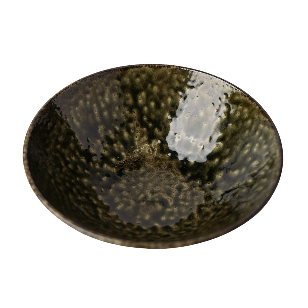 Bowl V Shaped 19cm Sage Glaze