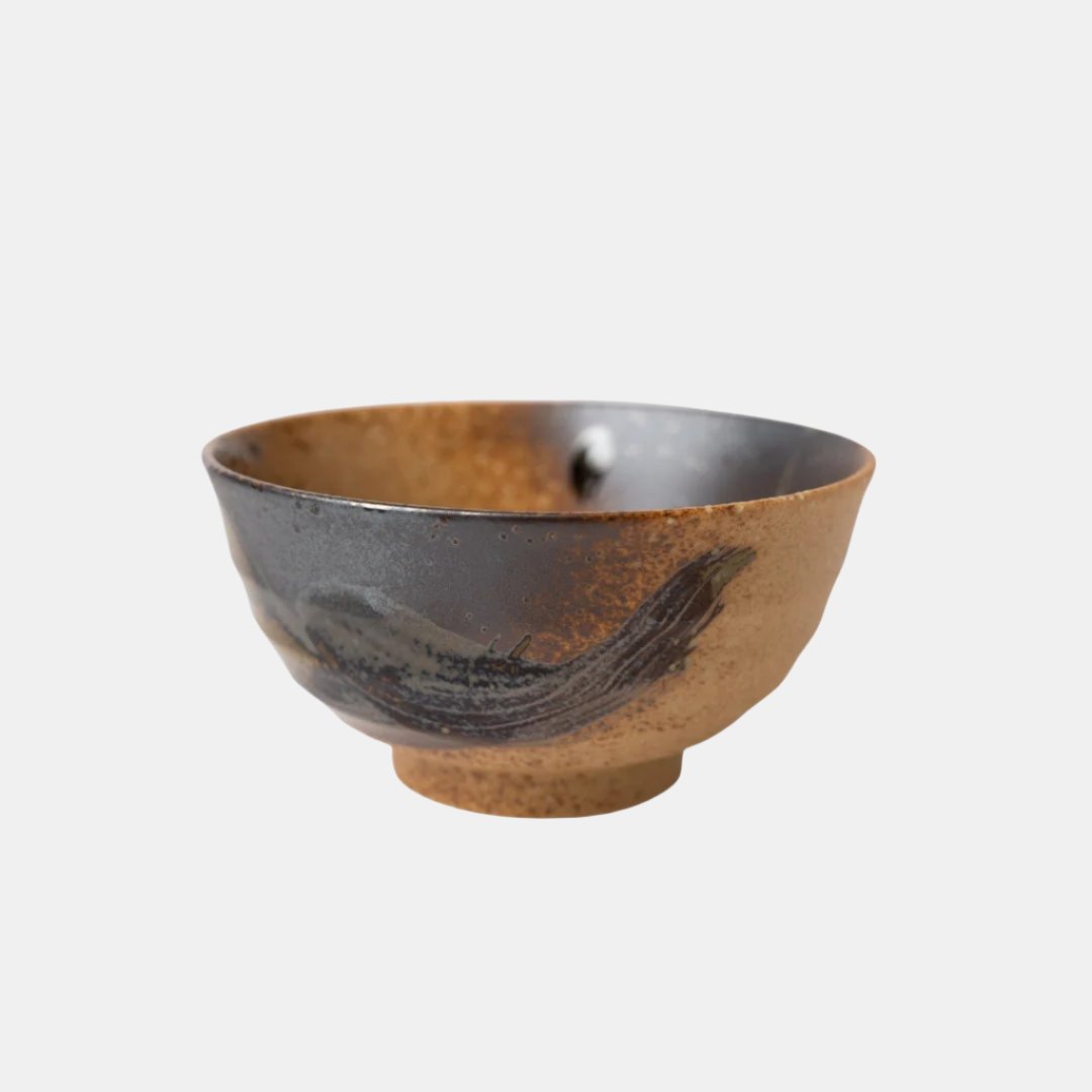 Fluted Udon Bowl 700 ml / Wabi Sabi Glaze / 17 cm