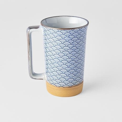 Mug with handel 400ml Wave Design