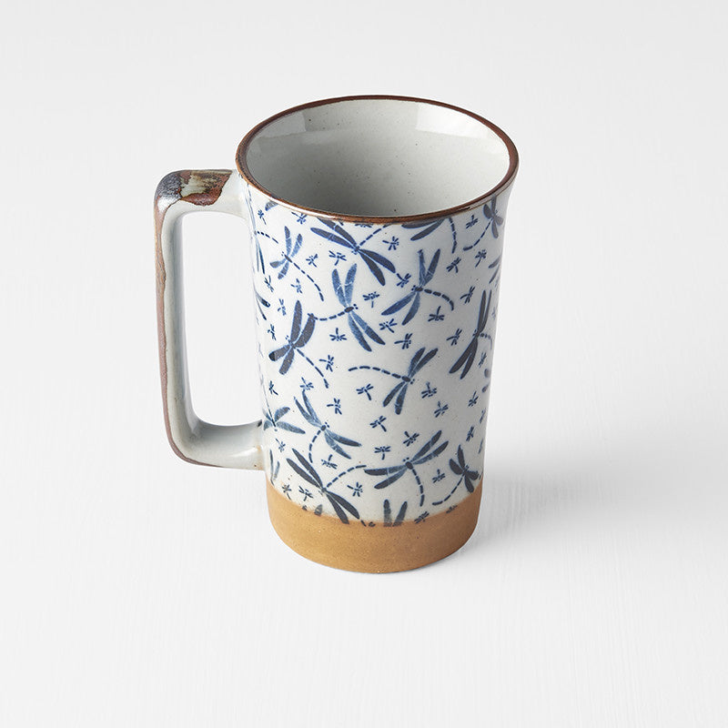Mug with handle 400ml Dragonfly Design