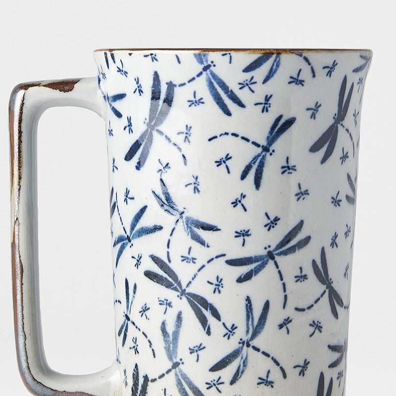 Mug with handle 400ml Dragonfly Design