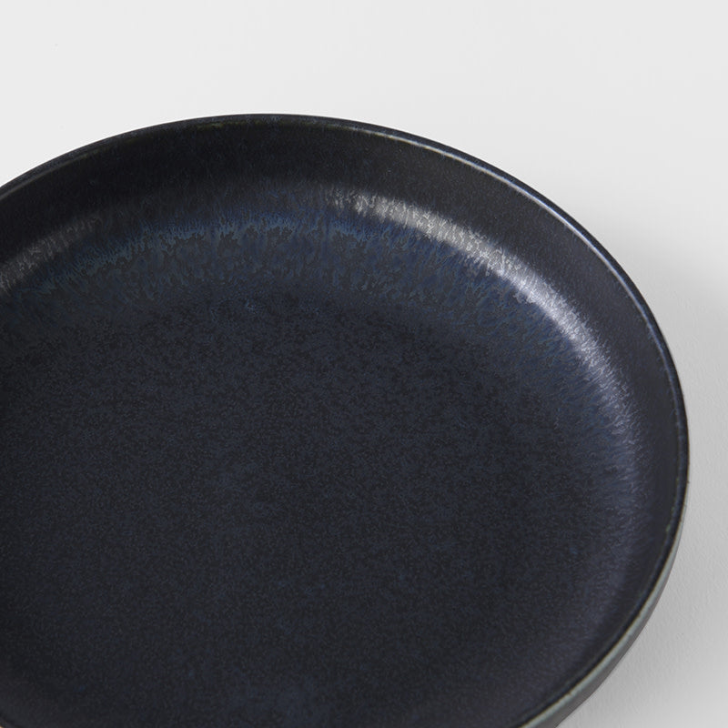 Plate High Rim 20cm BB Black Glaze