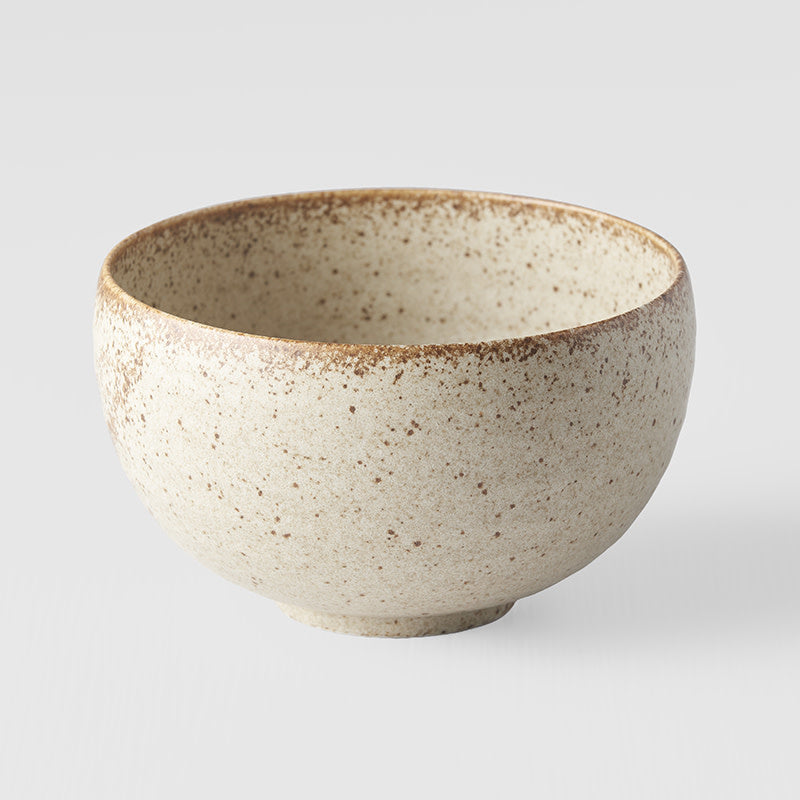 Bowl Round Medium 13cm Sand Fade Glaze - Made In Japan | Japanese Tableware