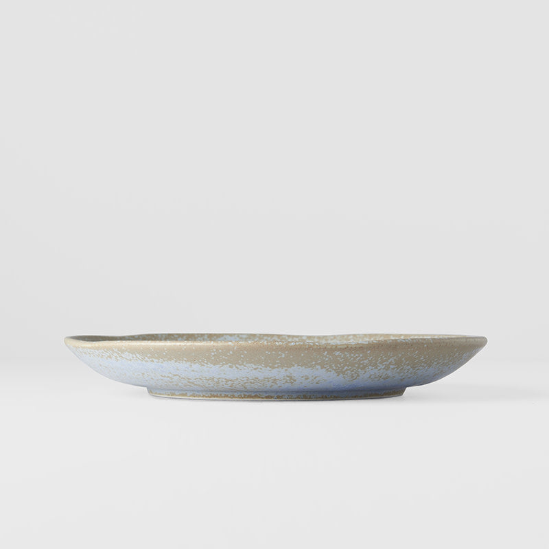 Organic Plate 24cm Blue Fade Glaze