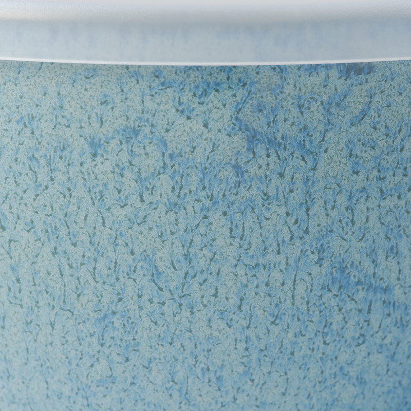 Bowl with Lid 13 cm Peacock Glaze