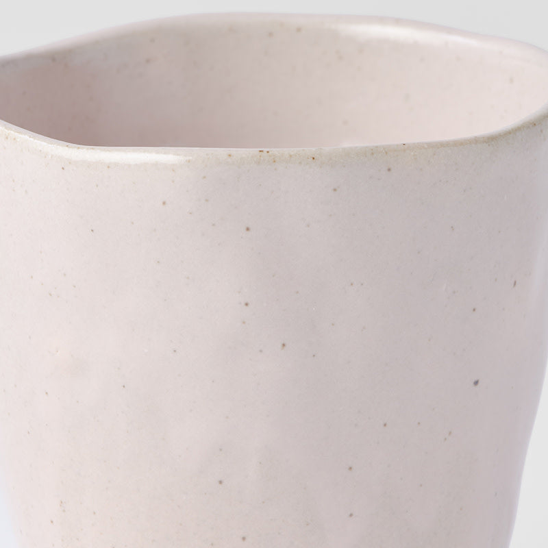 Lopsided Mug Large 275ml Sakura Pink & Bisque