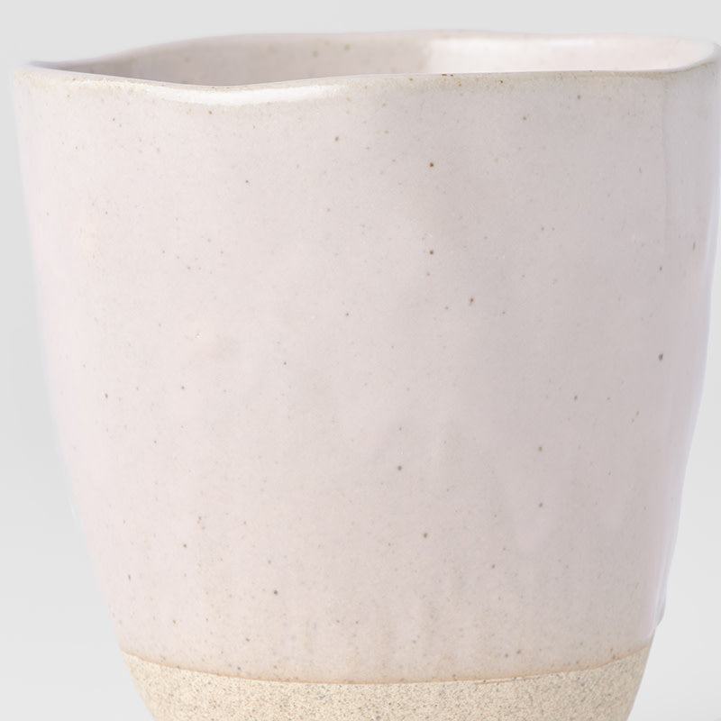 Lopsided Mug Large 275ml Sakura Pink & Bisque