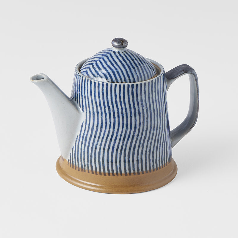 Teapot 400ml Wavy Line Design