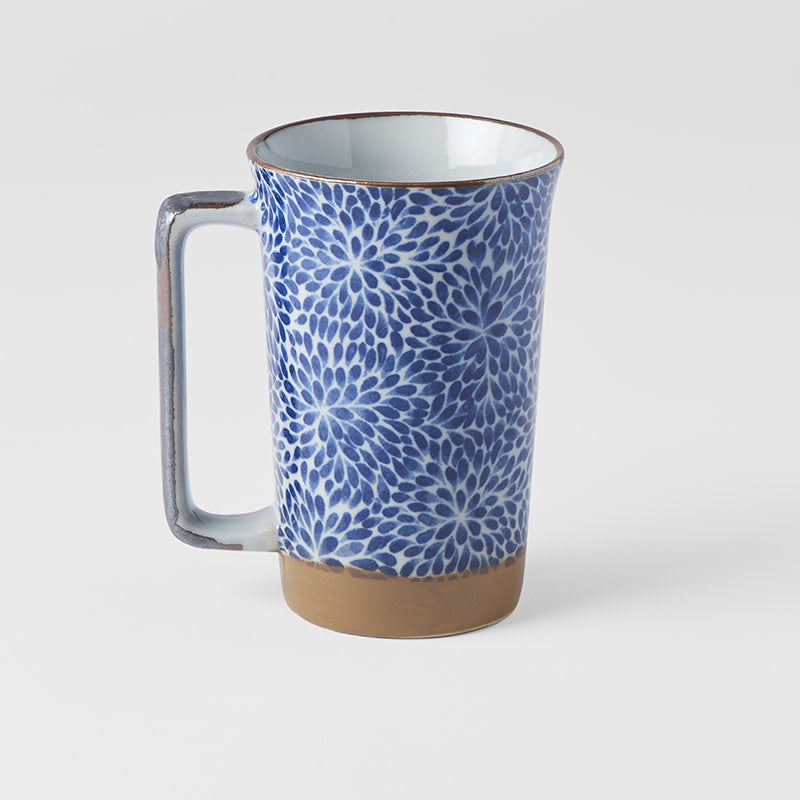 Mug with handle 400ml Chrysanthemum Design