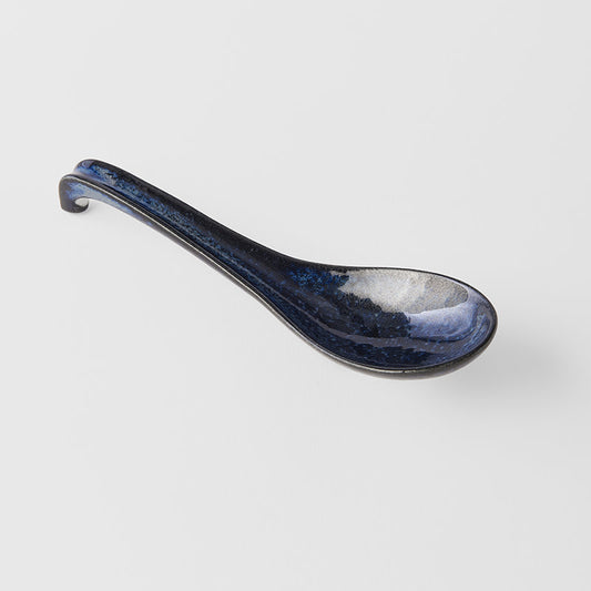 Spoon 17.5cm Indigo Blue Glaze
