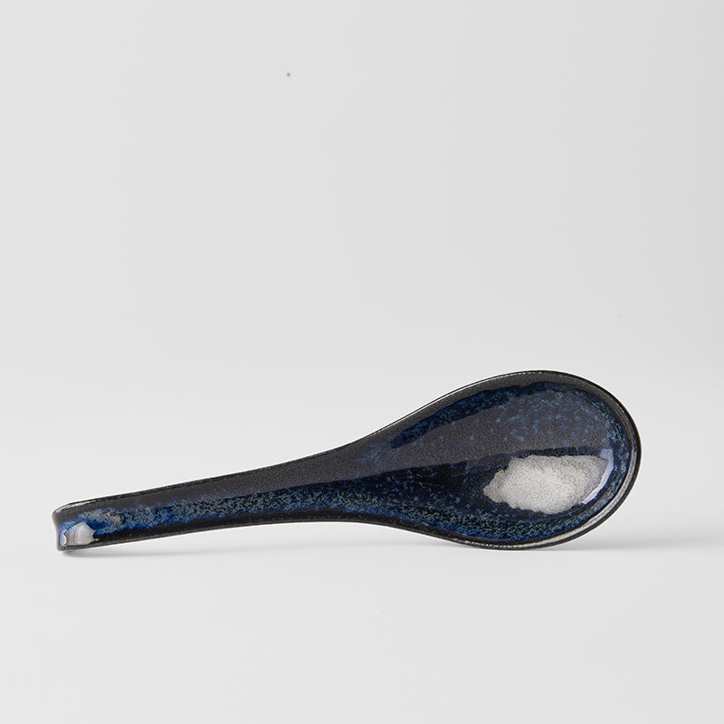 Spoon 17.5cm Indigo Blue Glaze