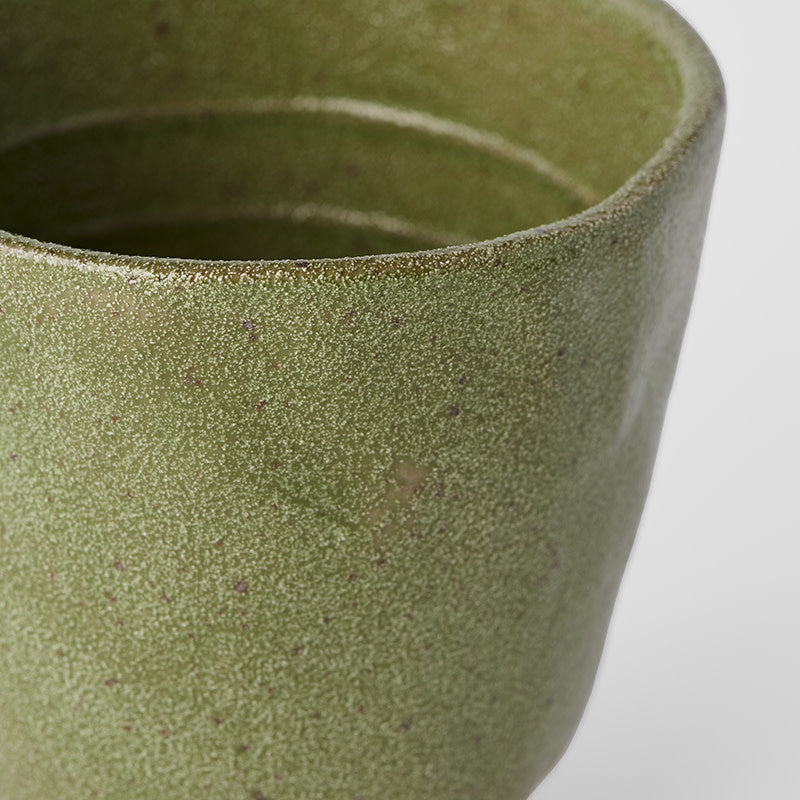 Lopsided Mug Large 275ml Matcha Green Glaze