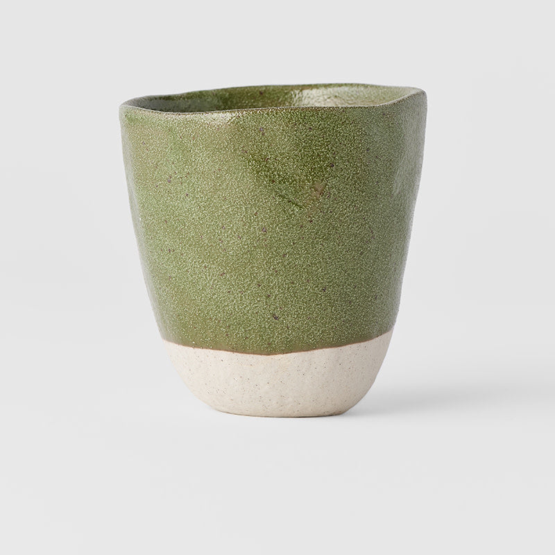 Lopsided Mug Large 275ml Matcha Green Glaze