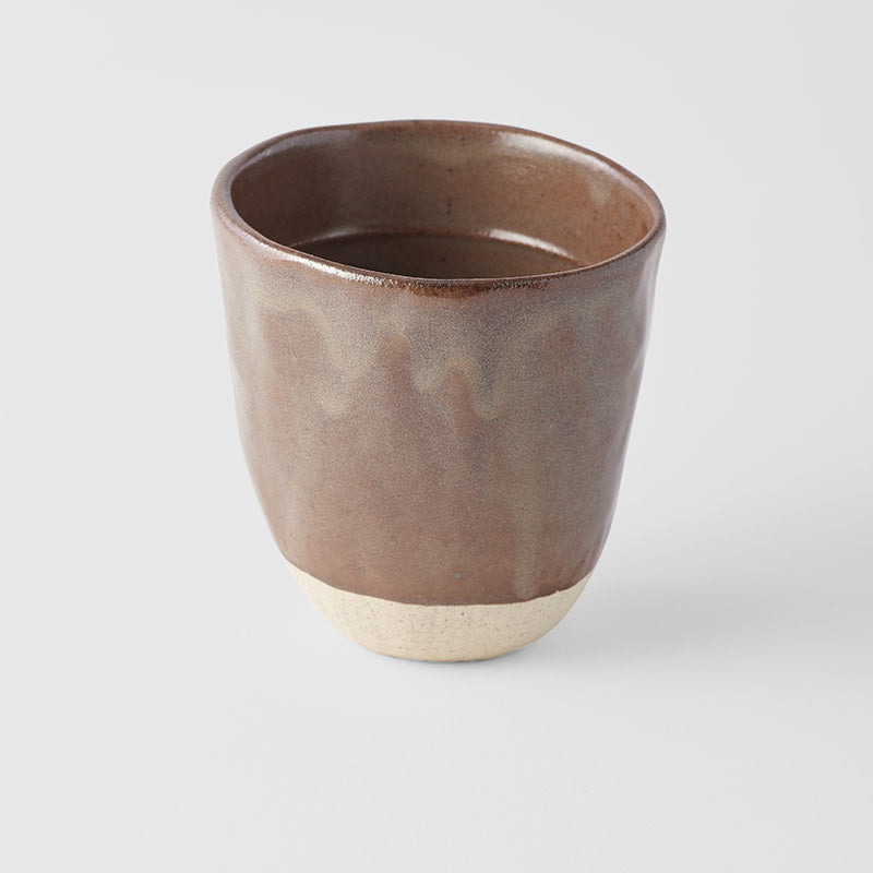 Lopsided Mug 275ml Kinoko Mushroom Grey Glaze