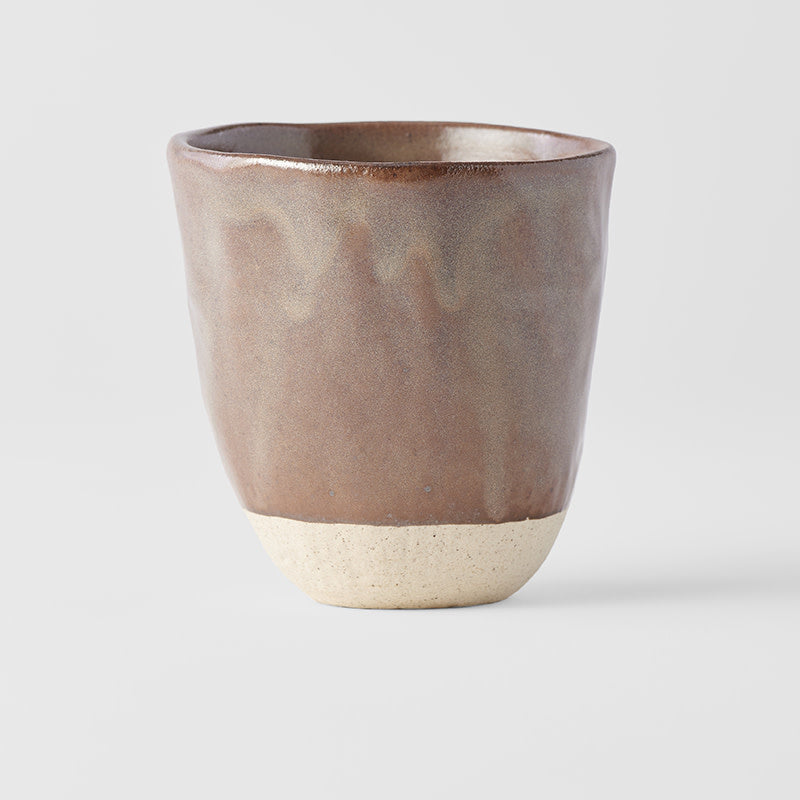 Lopsided Mug 275ml Kinoko Mushroom Grey Glaze